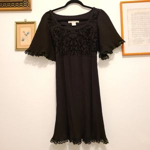 Vintage Eternal Love Black Opera Goth Style Dress